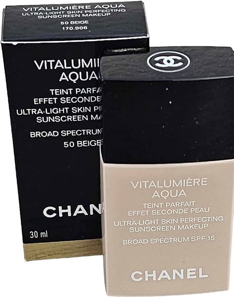 Chanel sunscreen makeup sample